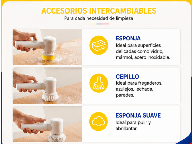 Cepillo de limpieza multifuncional